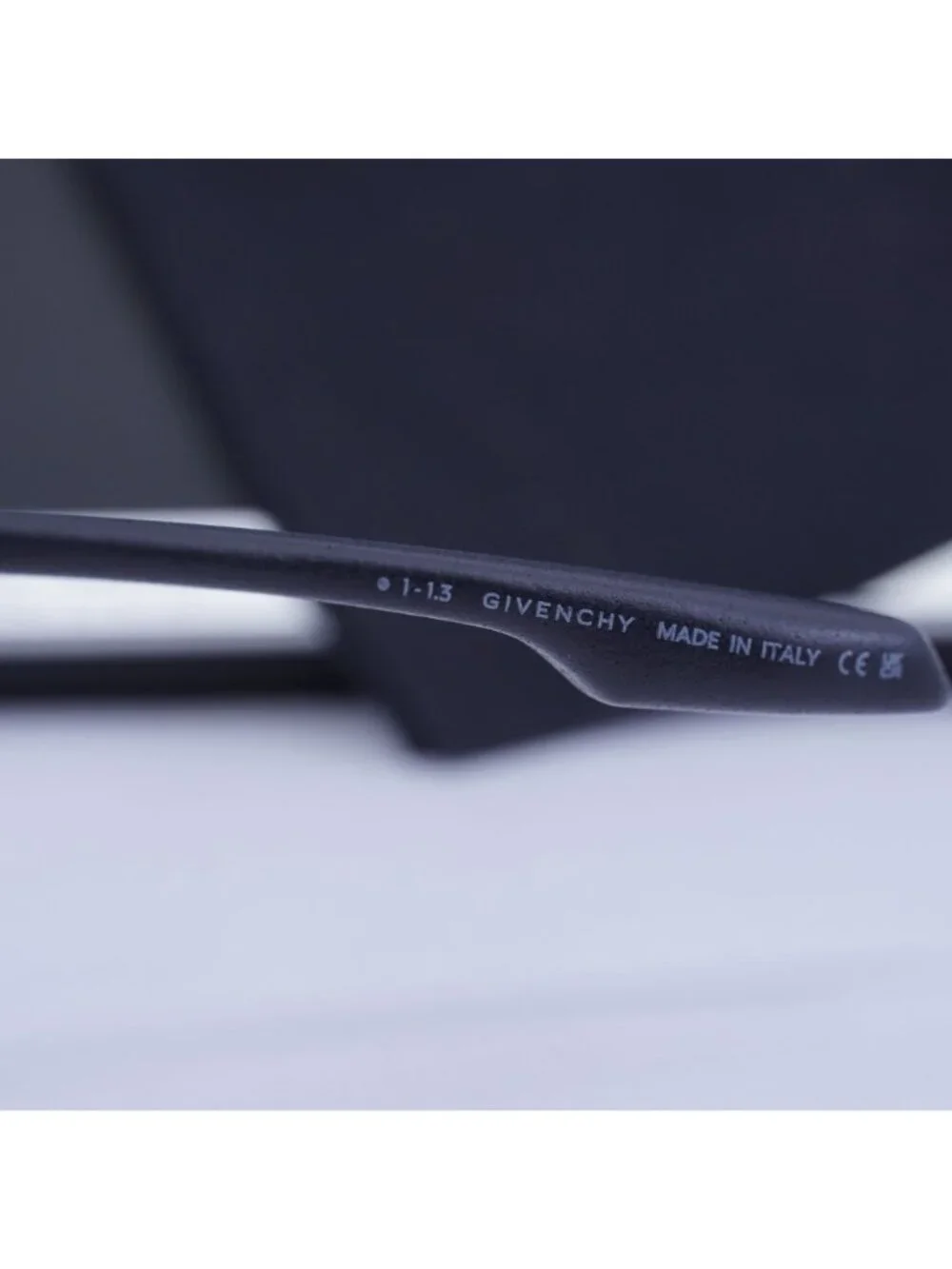 Givenchy GV40049I 02A Geometric Sunglasses - Matte Black / Smoke